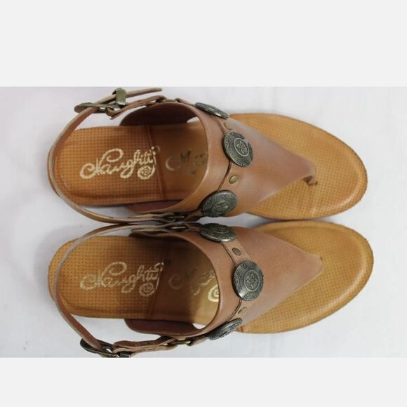 NAUGHTY MONKEY TORTASITO TAN SANDALS SIZE 8 $118 EXCELLENT CONDITION - Picture 8 of 9